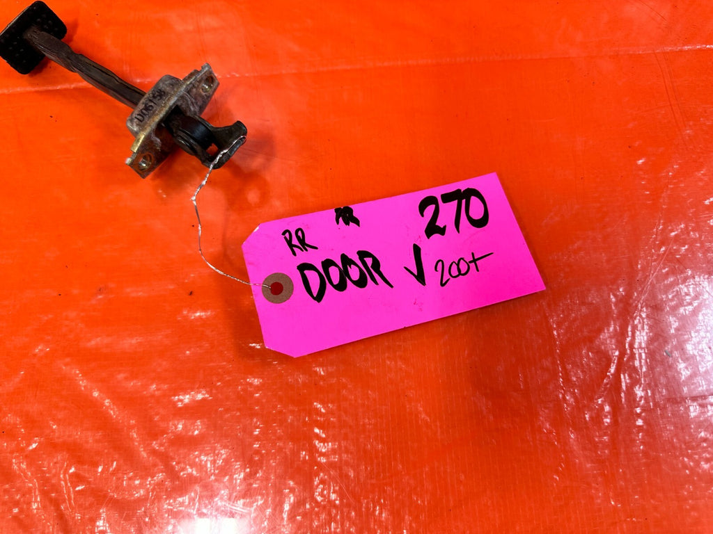 06 11 CIVIC 4D SEDAN   PASSENGER RIGHT REAR DOOR CHECKER HINGE ARM STOPPER #2704