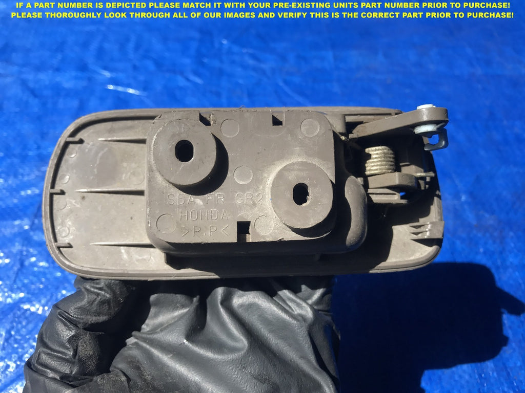 OEM 96 1997 1998  HONDA CIVIC SEDAN PASSENGER RIGHT FRONT INTERIOR DOOR HANDLE1