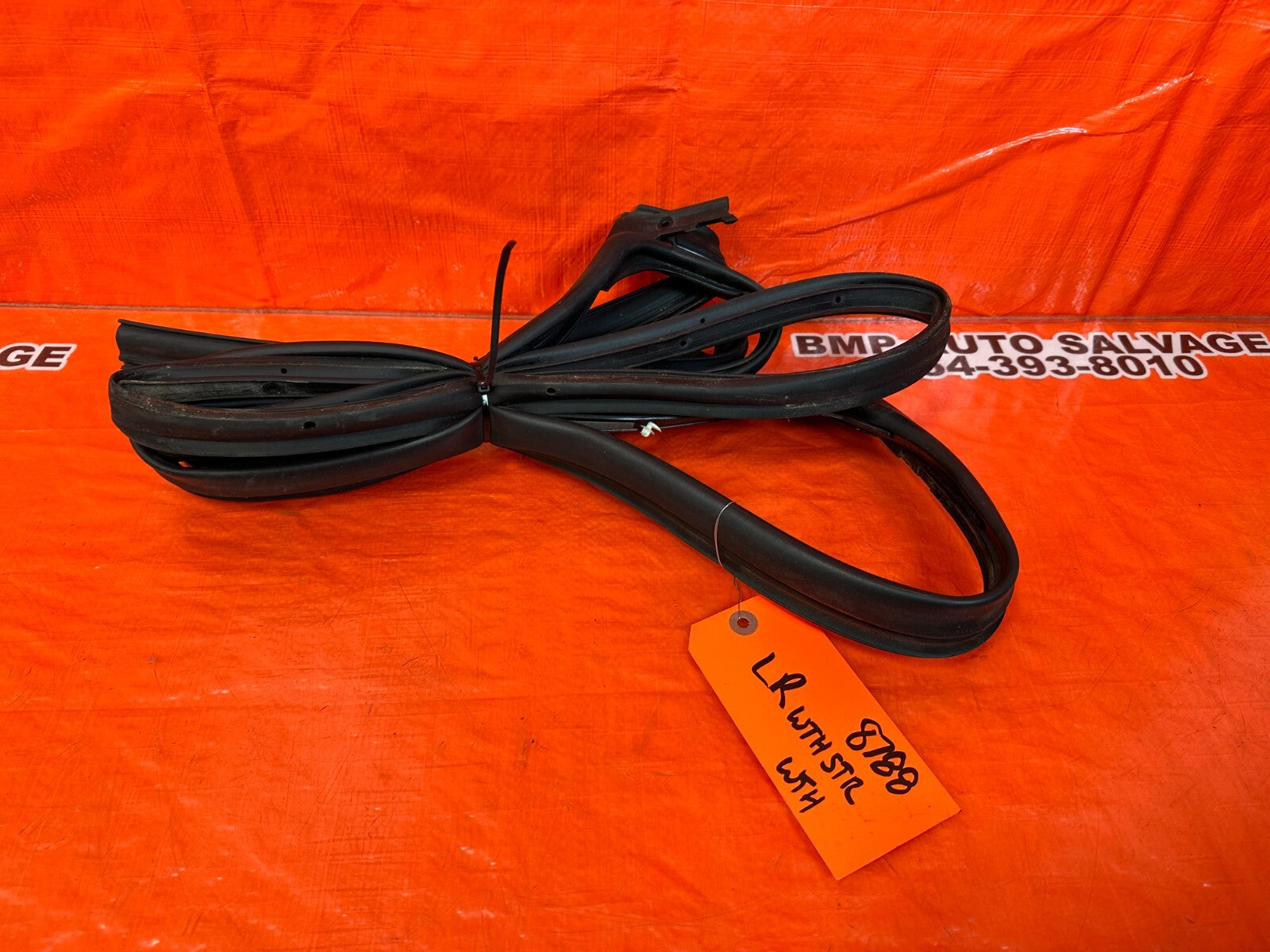 14 21 INFINITI Q50 DRIVER LEFT REAR DOOR WEATHER STRIP RUBBER GASKET OEM 87886