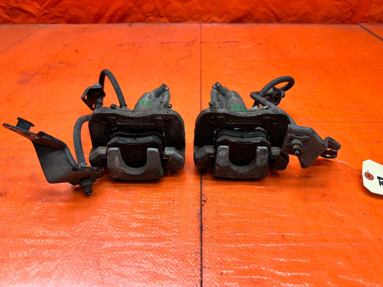 92 96 HONDA PRELUDE REAR BRAKE CALIPERS PAIR LEFT RIGHT OEM #3328