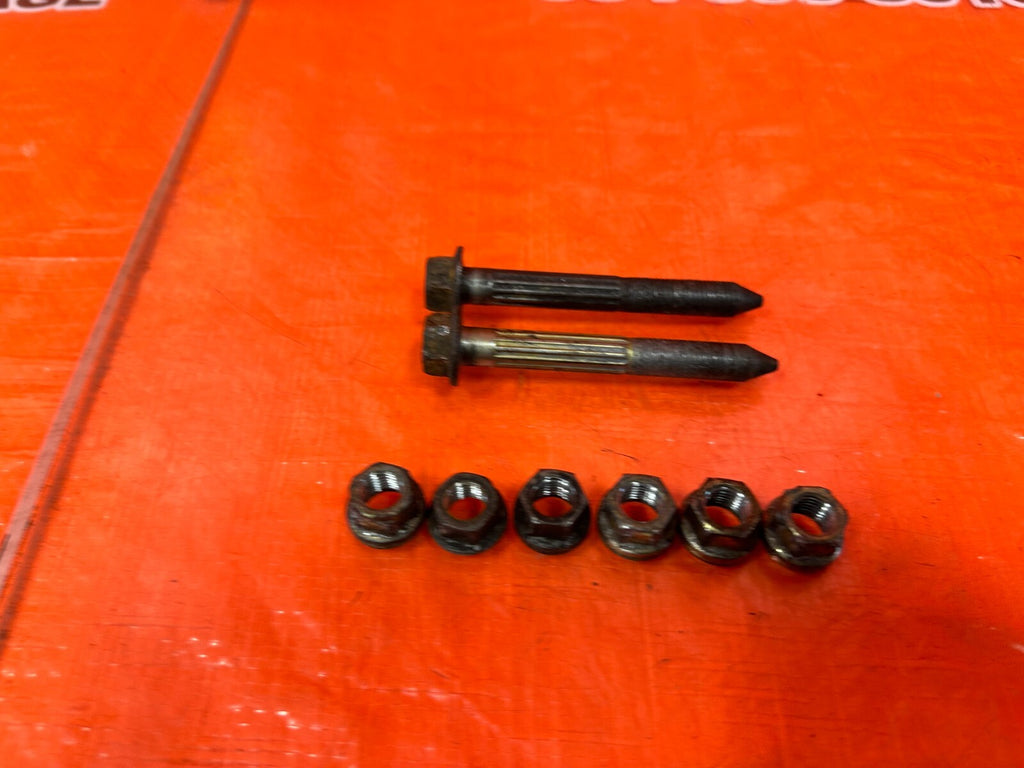 94 01 ACURA INTEGRA REAR SHOCK ABSORBER AND TOP HAT BOLTS NUTS HARDWARE OEM 2475