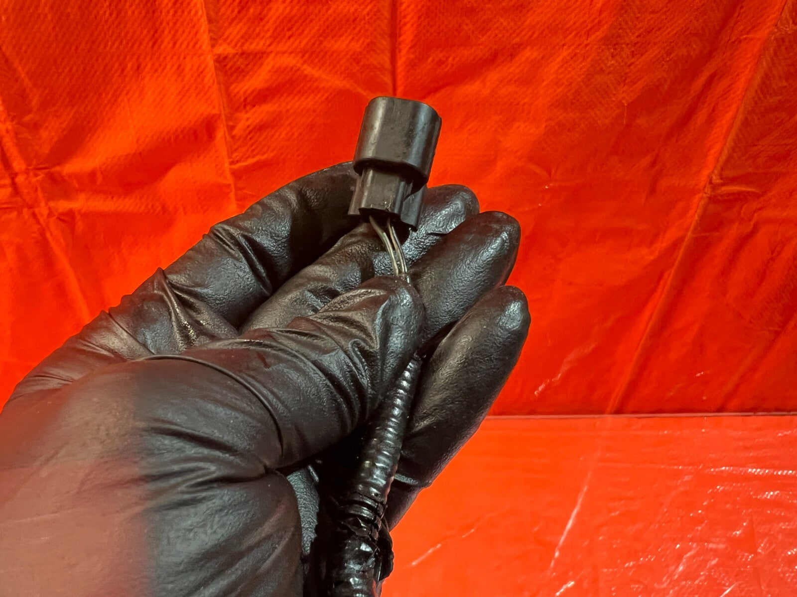 02 04 RSX TYPE S K20A2 ENGINE HARNESS PLUG CUT PIG TAIL CONNECTOR   2 WIRE 93 34