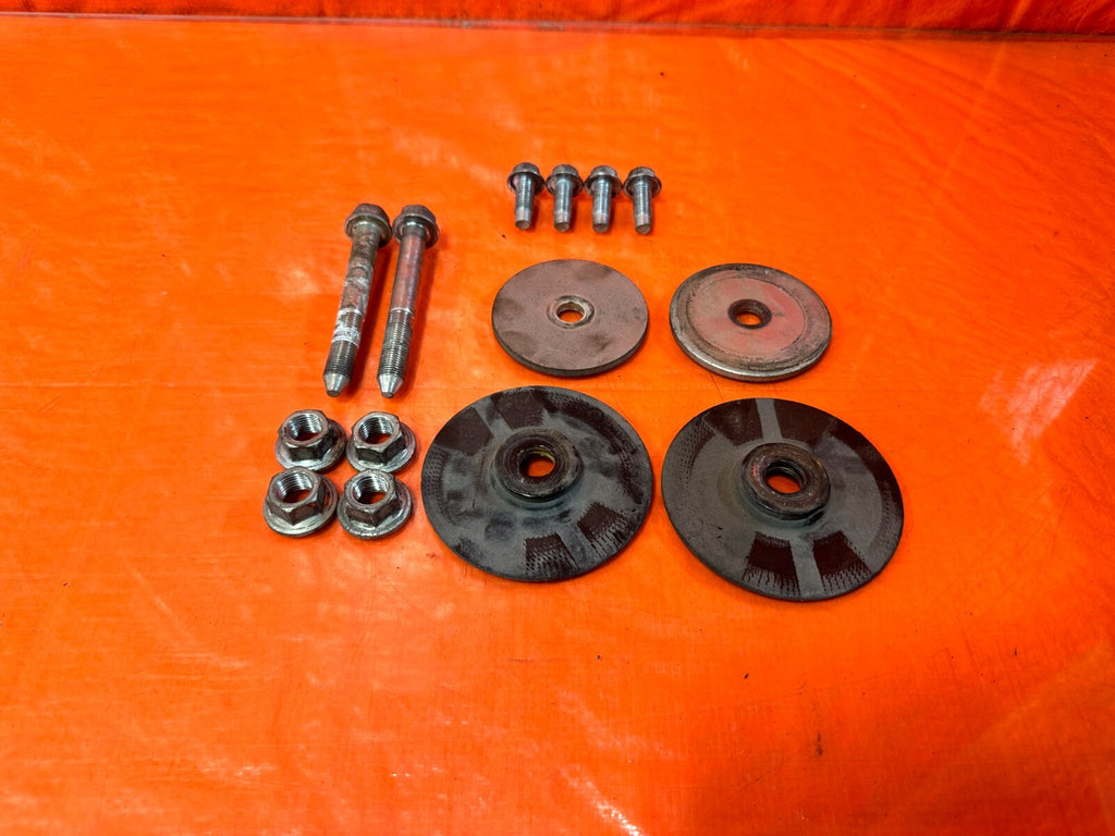 17 20 INFINITI Q60   REAR SUBFRAME CROSSMEMBER CARRIER BOLTS OEM FACTORY #2895