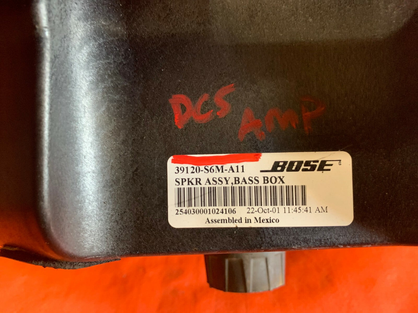 2002 2006 ACURA RSX TYPE S OEM   BOSE SUBWOOFER SUB WOOFER ASSEMBLY5