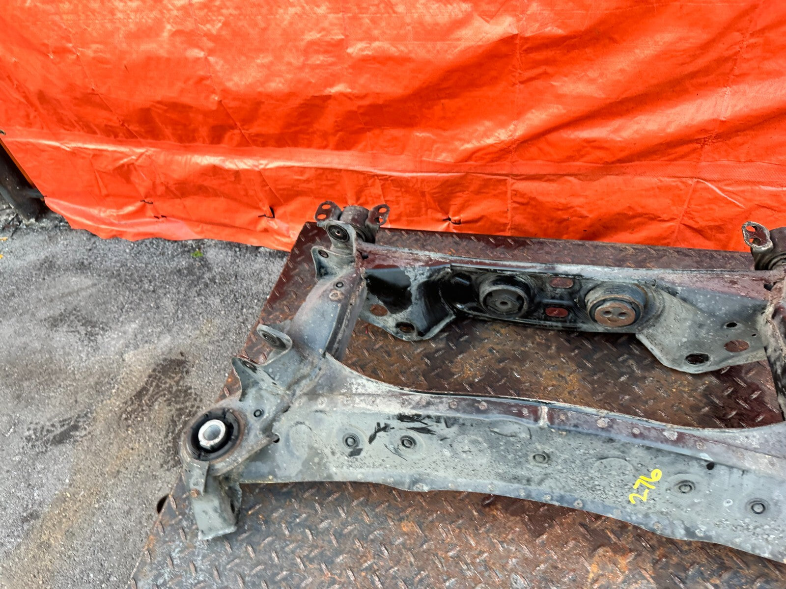 92 00 LEXUS SC300   REAR SUBFRAME SUB FRAME BRACKET BRACE   OEM FACTORY #27621