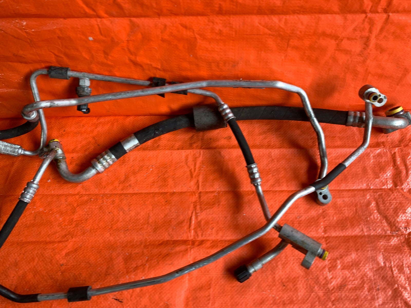 OEM 2007 BMW 335Xi 335i AWD N54 COMPLETE HVAC AC LINE SET A C LINES HOSES PIPES5