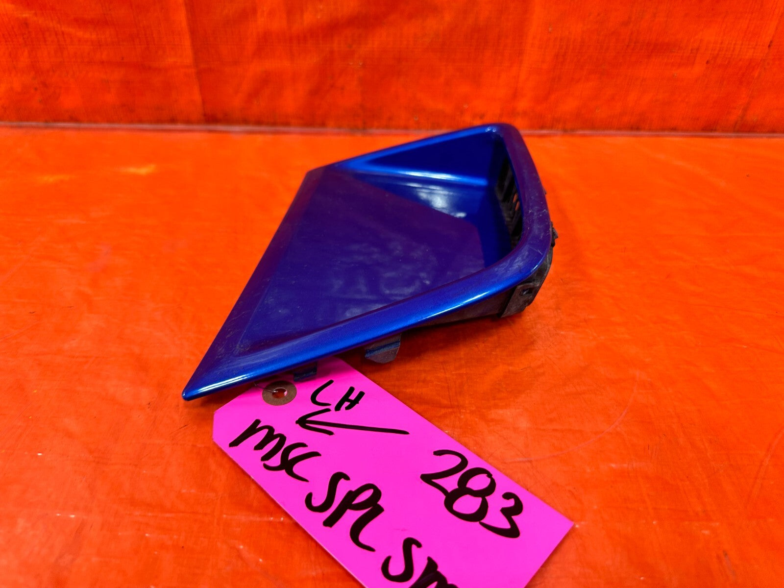 08 14 SUBARU IMPREZA WRX & STI   DRIVER LEFT FRONT BUMPER SCOOP   OEM #2835