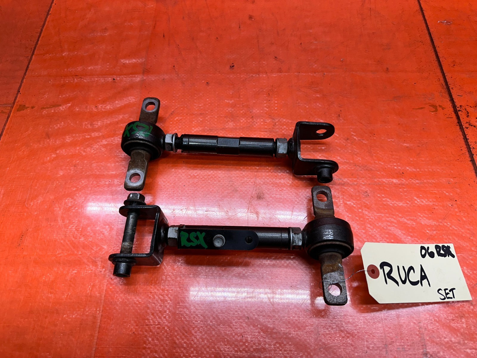 02 06 ACURA RSX K TUNED REAR UPPER CAMBER KIT ADJUSTABLE ARMS #06RSX0