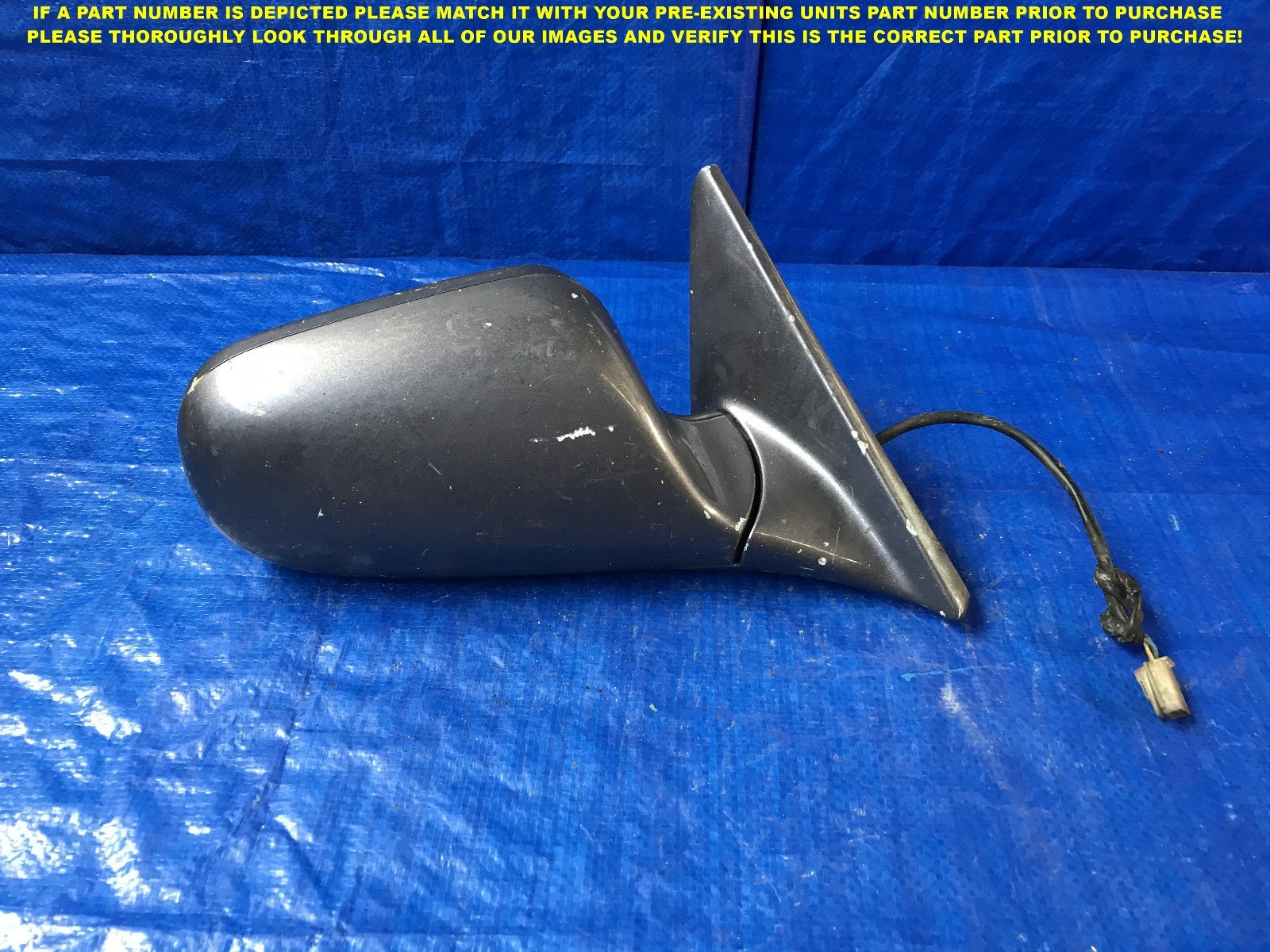 OEM 1992 1993 1994 ACURA VIGOR PASSENGER RIGHT SIDE VIEW MIRROR E6019050   0