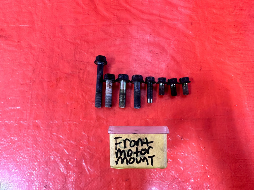 04 08 ACURA TSX   K24A2   FRONT ENGINE MOTOR MOUNT BOLTS HARDWARE   OEM #3040