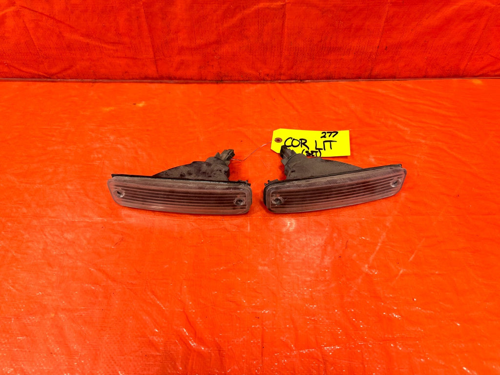 88 89 HONDA CRX   AFTERMARKET FRONT BUMPER LIGHTS   #2770