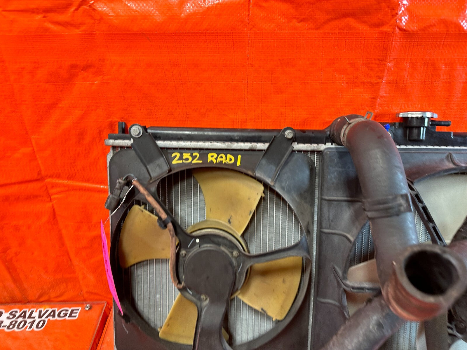 97 98 HONDA PRELUDE BASE   100% COMPLETE RADIATOR SET W/ FANS / HOSES / OEM 2527