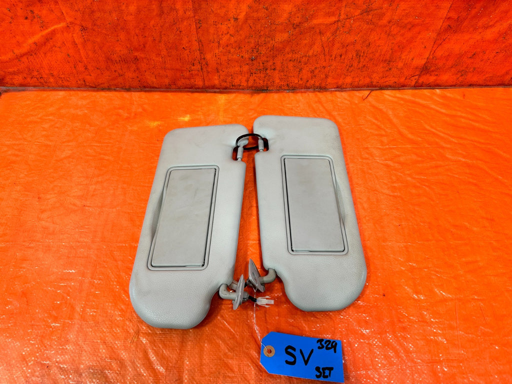 09 15 INFINITI G37 CONVERTIBLE   LEFT AND RIGHT SUN VISORS PAIR SET OEM #3293