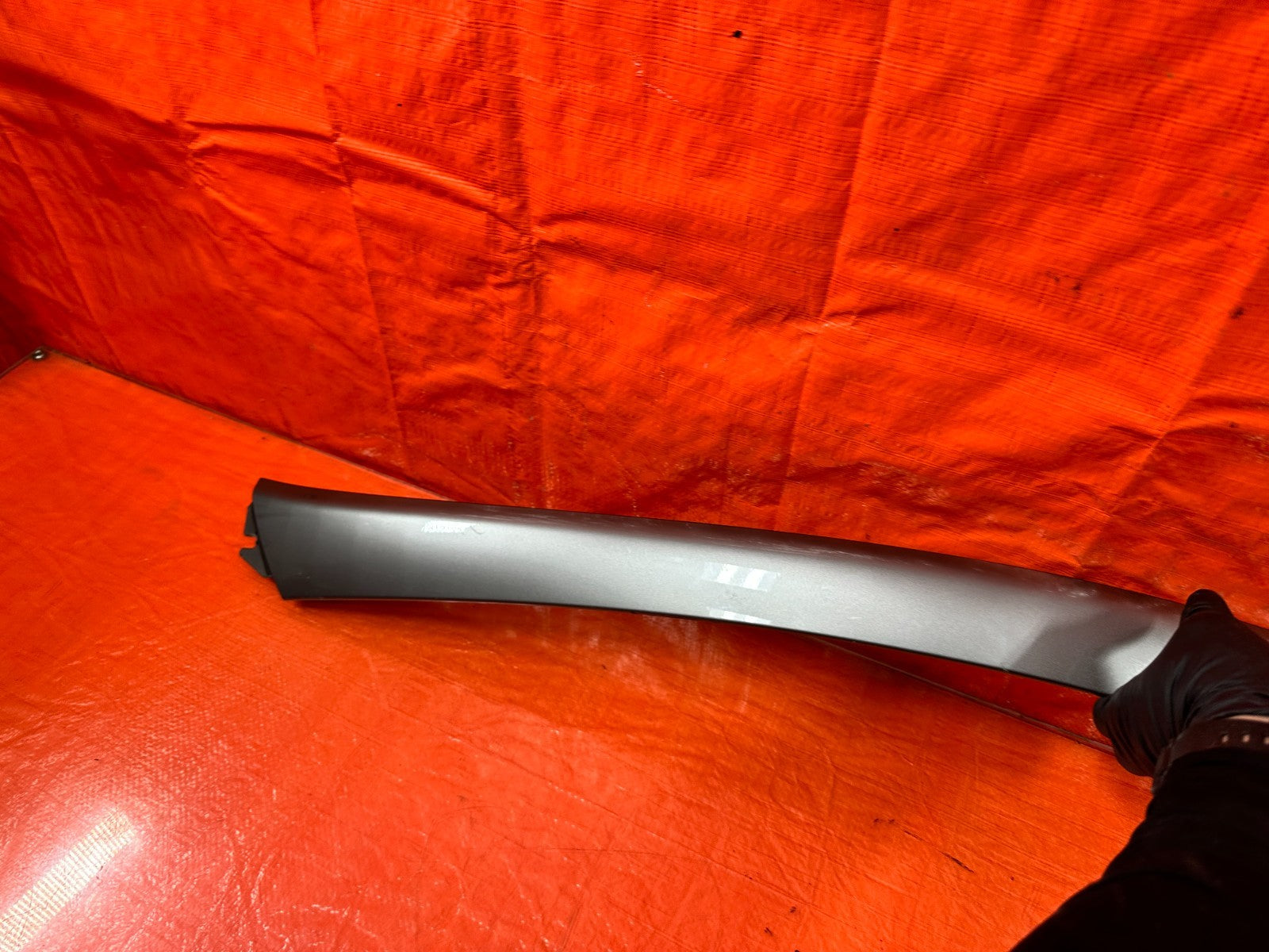 08 15 INFINITI G37 & Q60 COUPE   EXTERIOR A PILLAR MOLDING TRIM   LEFT SIDE OEM12