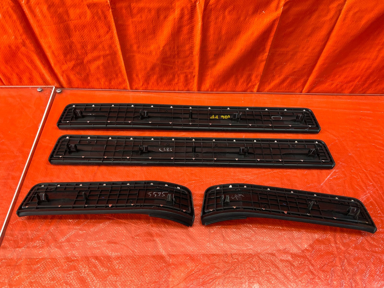 07 08 ACURA TL TYPE S FLOOR PILLAR SCUFF PLATE SET LEFT RIGHT FRONT REAR OEM 10611