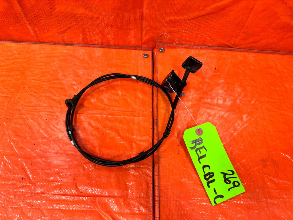 12 15 HONDA CIVIC   HOOD RELEASE WIRE CABLE W/ PULL LEVER HANDLE   OEM #2698