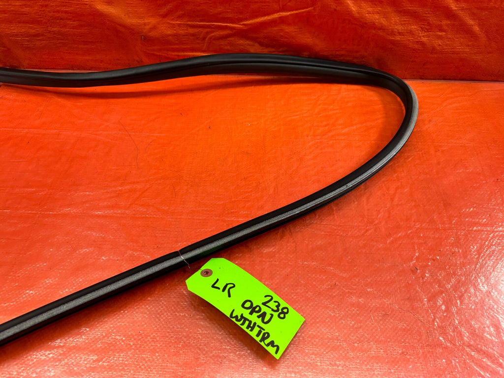 09 13 INFINITI G37 SEDAN CHASSIS TO DOOR OPEN TRIM GASKET LEFT REAR   OEM 2381