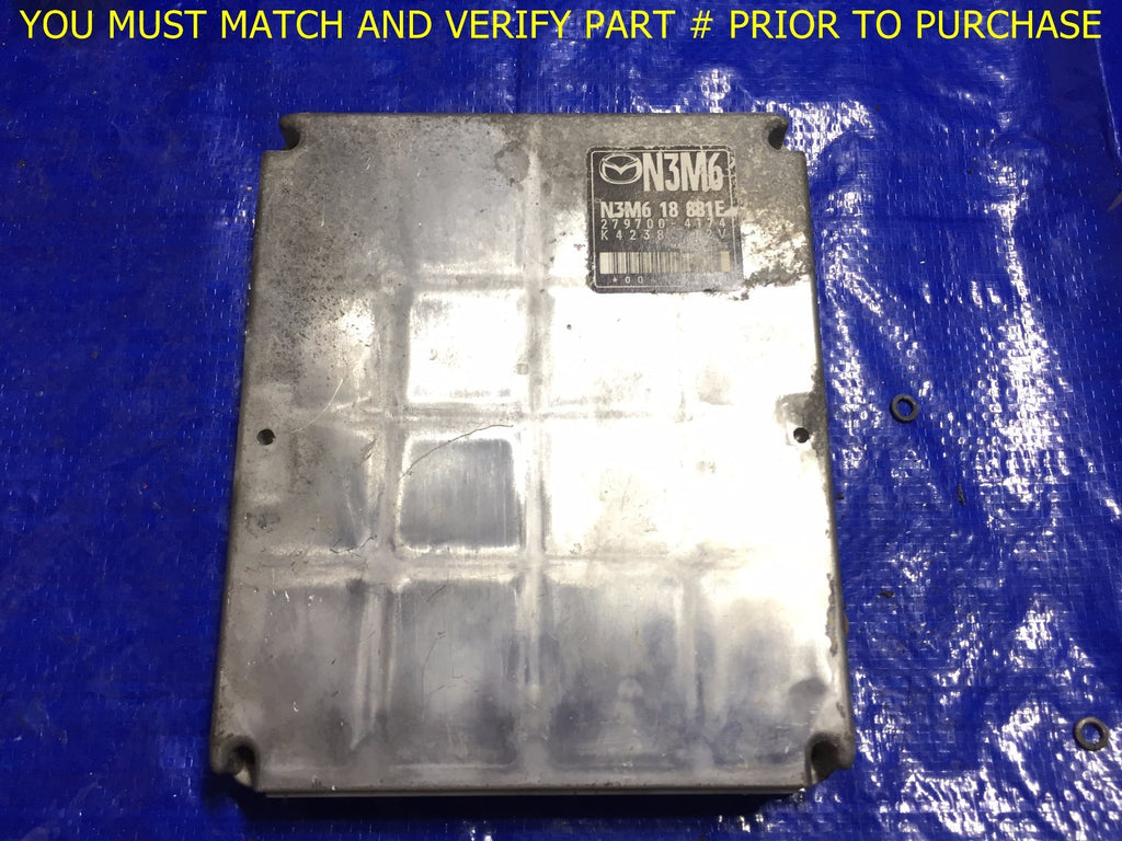 OEM 2007 MAZDA RX 8 ENGINE COMPUTER ECU ECM EBX UNIT 279700 4174 N3M618881E0