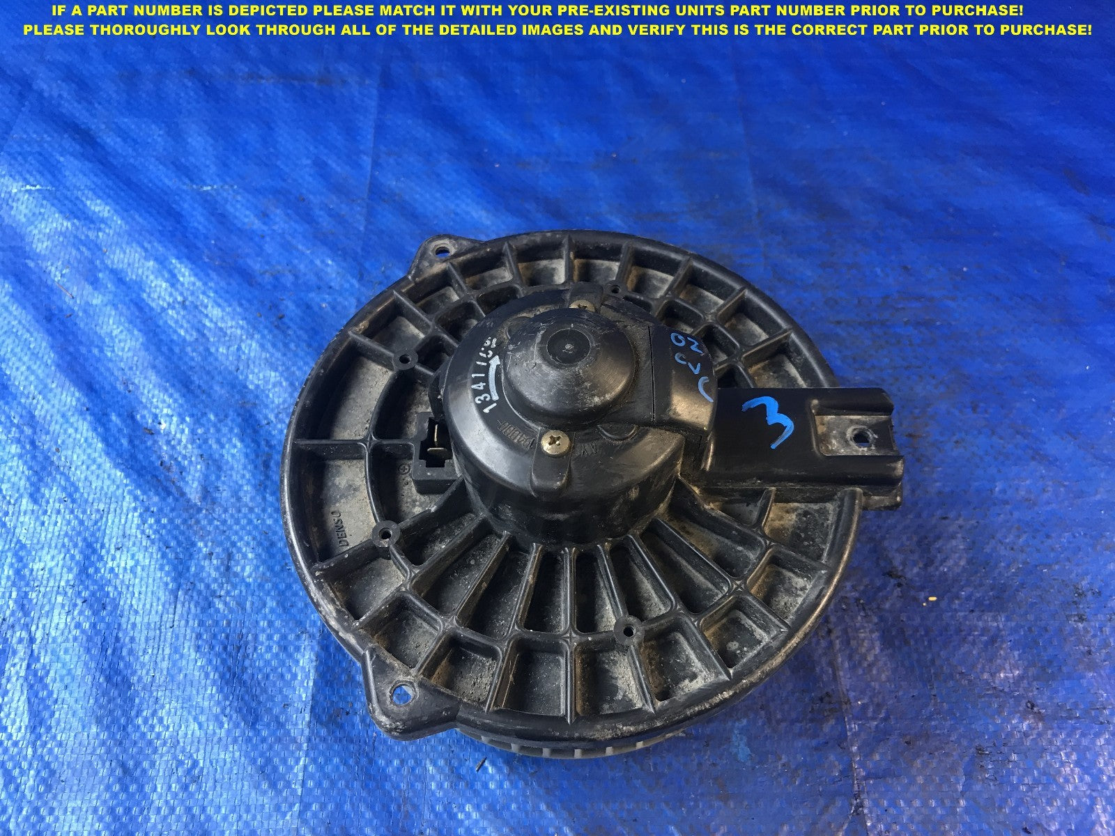 OEM 2001 2002 2003 2004 2005 HONDA CIVIC AC BLOWER MOTOR FAN            0