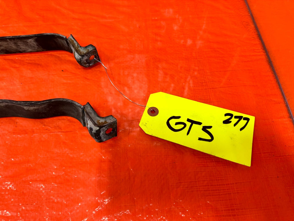 88 91 HONDA CRX   GASOLINE GAS FUEL TANK STRAP SET STRAPS SUPPORTS   OEM #2771
