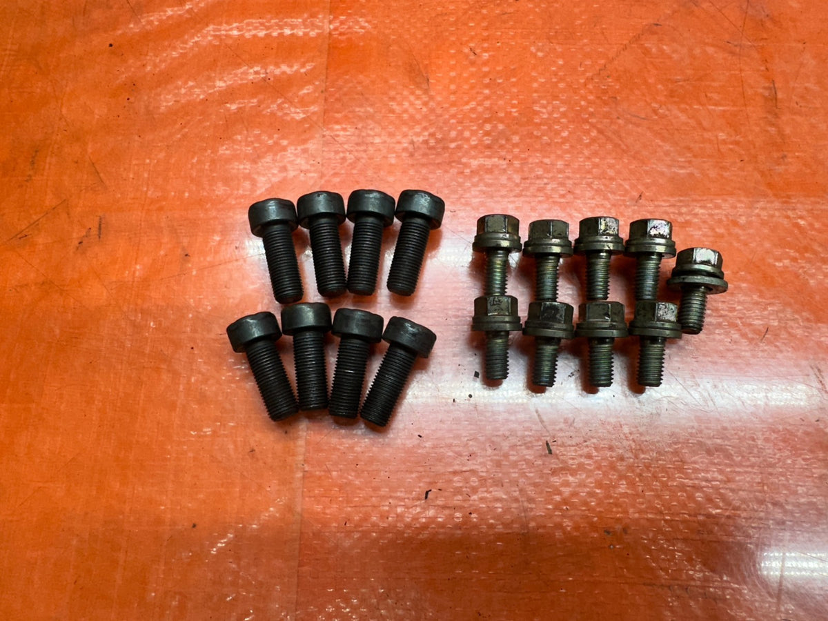 03-08 NISSAN 350Z 3.5L MANUAL CLUTCH AND FLYWHEEL BOLTS HARDWARE SET OEM #3465