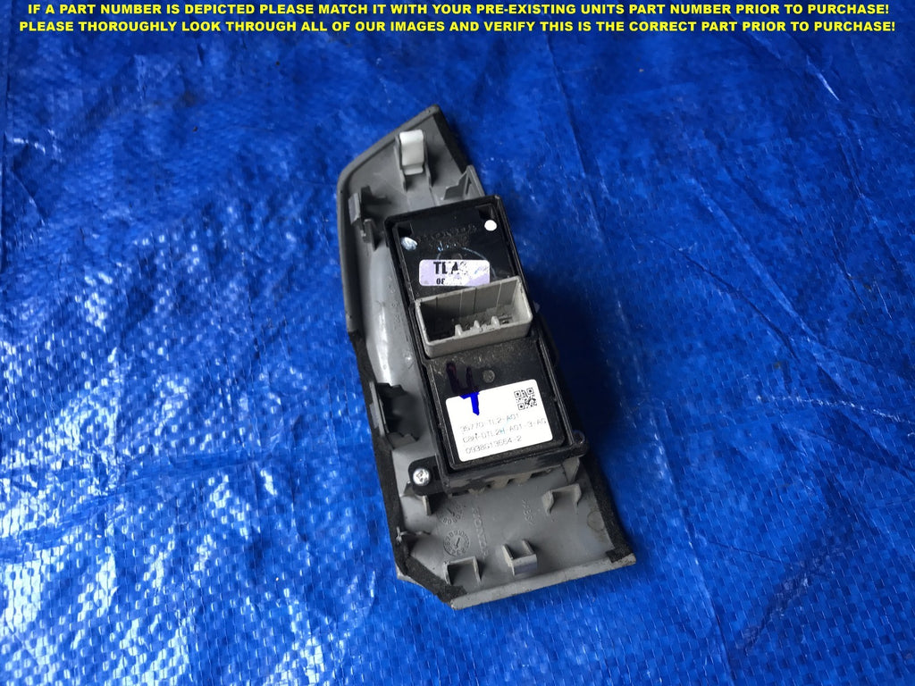 OEM 2009 2010 2011 2012 2013 2014 ACURA TSX DRIVER LEFT REAR WINDOW SWITCH1