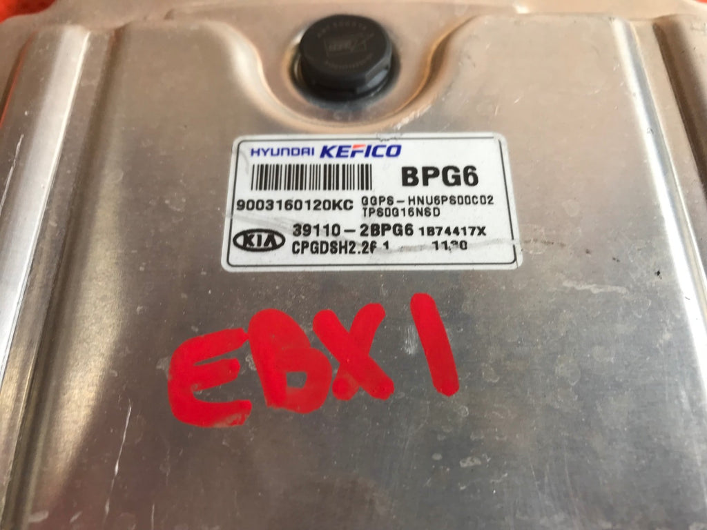 OEM 2018 18 KIA SOUL ENGINE COMPUTER ECU ECM EBX   PART # 39110 2BPG61