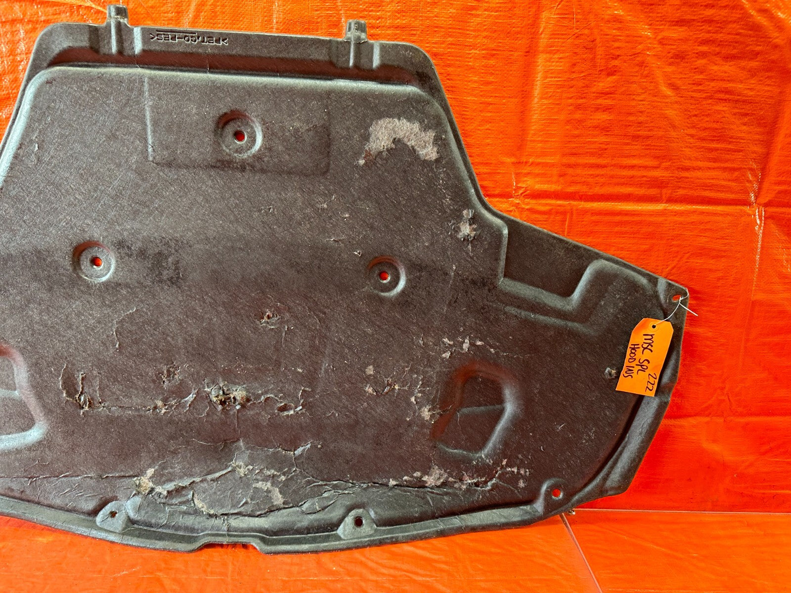 14 20 INFINITI Q50   HOOD BONNET INSULATION INSULATOR PAD   OEM FACTORY #2224