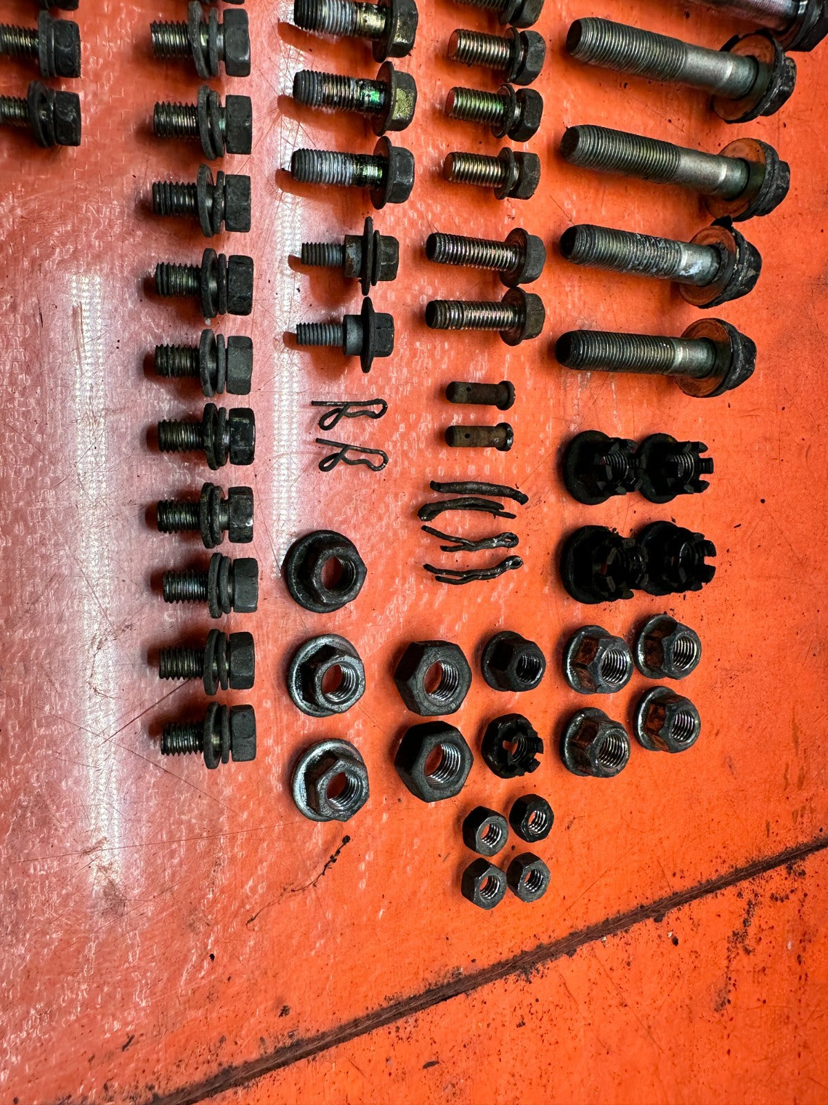 92 96 HONDA PRELUDE REAR TRAILING ARM HARDWARE BOLTS OEM #3327