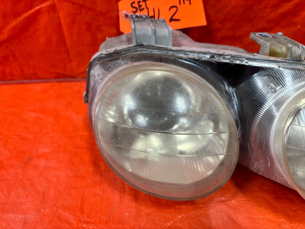 98 01 ACURA INTEGRA   HEADLIGHT HEADLAMP SET   HEADLIGHTS LEFT RIGHT OE OEM #1192