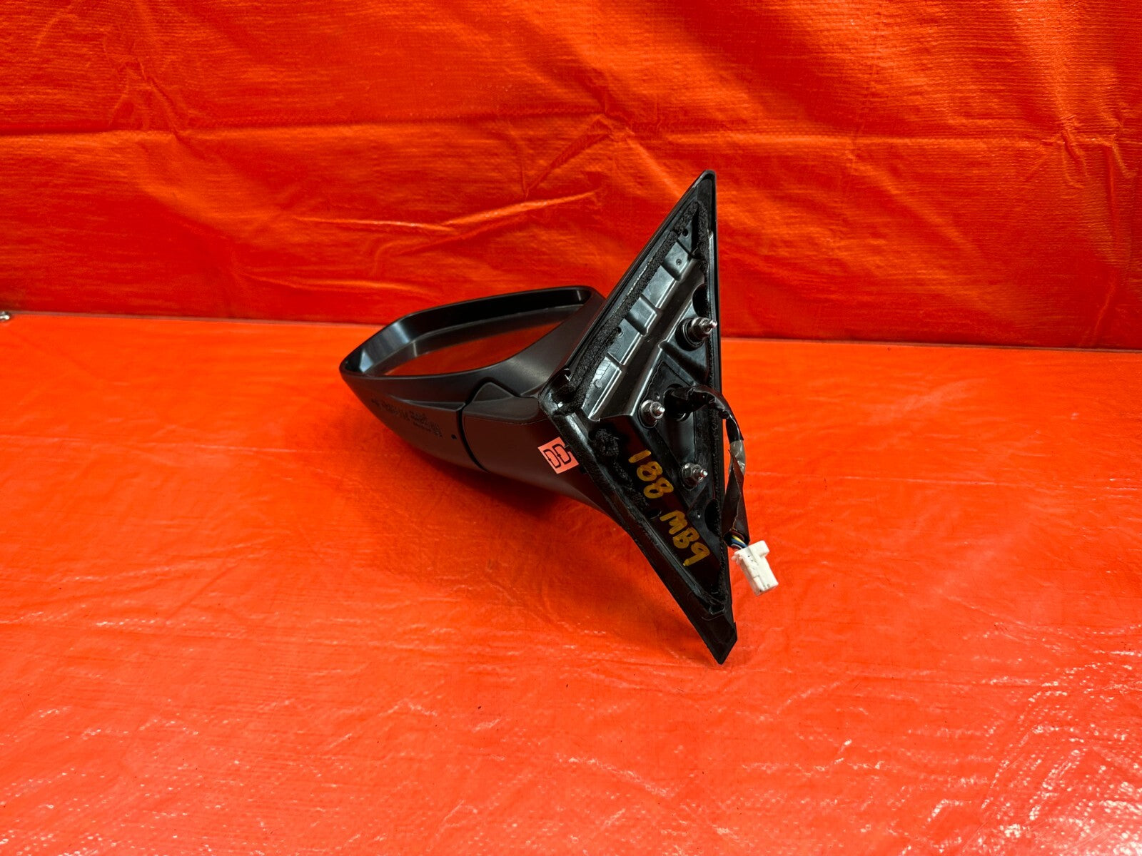 08 15 INFINITI G37 & Q60 DRIVER LEFT EXTERIOR SIDE VIEW MIRROR BLACK   OEM #18814