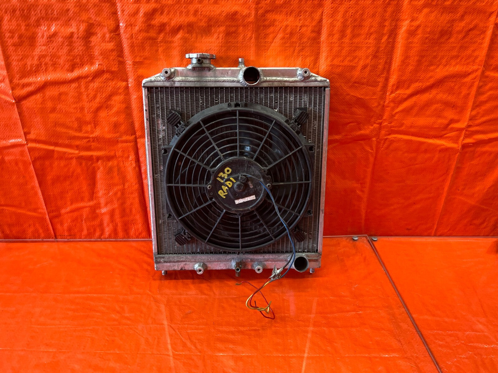 96 00 HONDA CIVIC   FLUIDYNE BRAND   ALUMINUM RADIATOR W/ SLIM FAN   MANUAL #1308