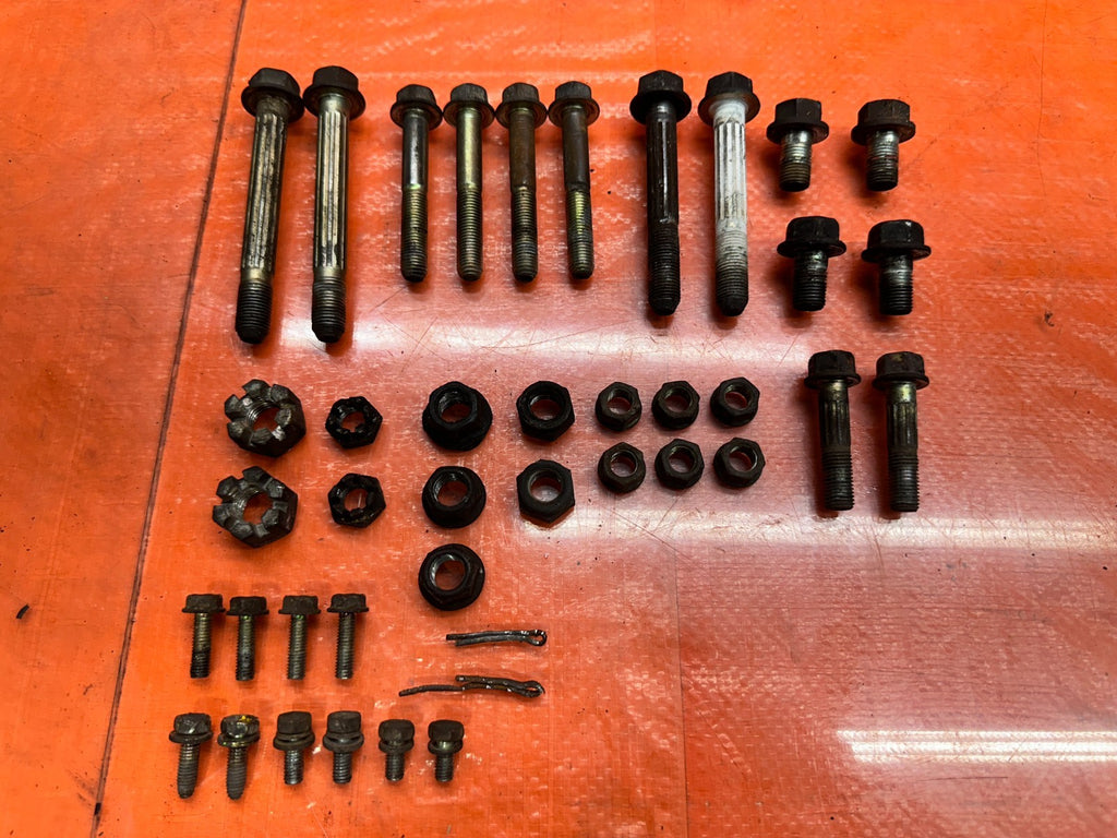 97 01 HONDA PRELUDE 2.2L FRONT KNUCKLE SPINDLE CONTROL ARM BOLTS OEM #3364