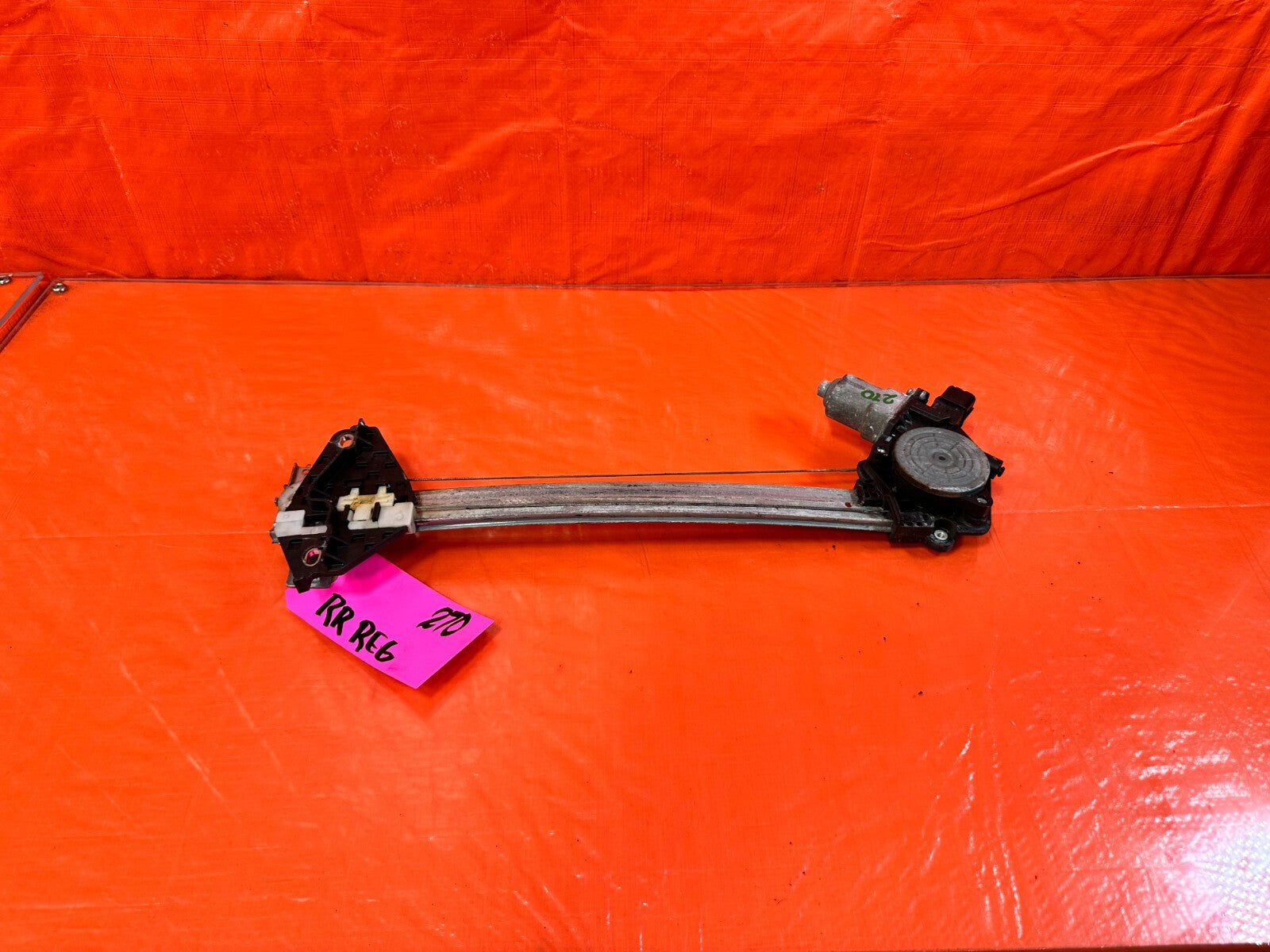 06 11 HONDA CIVIC SEDAN 4 DOOR PASSENGER RIGHT REAR WINDOW REGULATOR OEM #2700