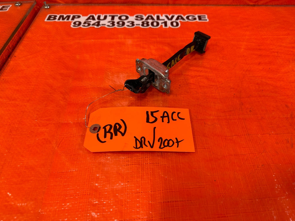 13 17 HONDA ACCORD SEDAN PASSENGER REAR DOOR CHECKER HINGE ARM STOPPER OEM #15AC1