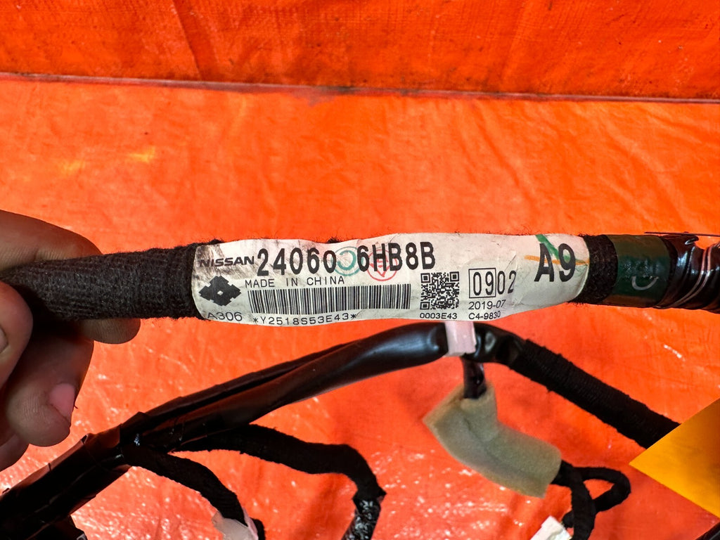 15 19 INFINITI Q50   ENGINE ROOM LAMP WIRE HARNESS WIRING LOOM   OEM FACTORY 2968