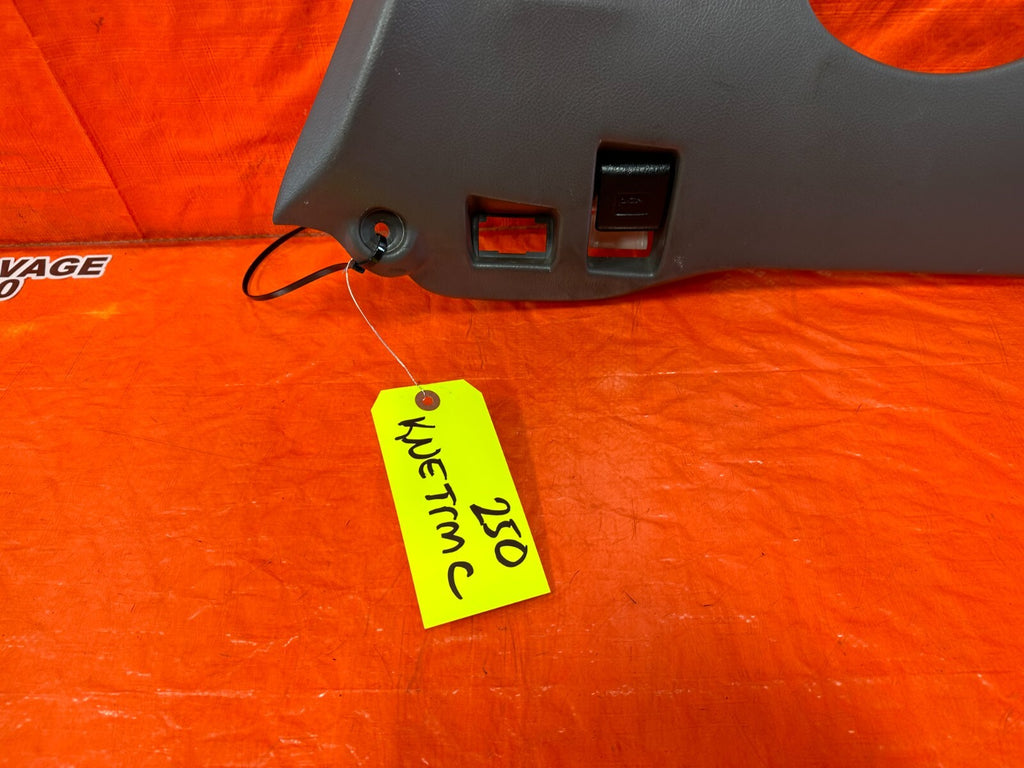 00 02 TOYOTA CELICA   KNEE TRIM UNDER STEERING COLUMN COVER   GRAY   OEM #2508