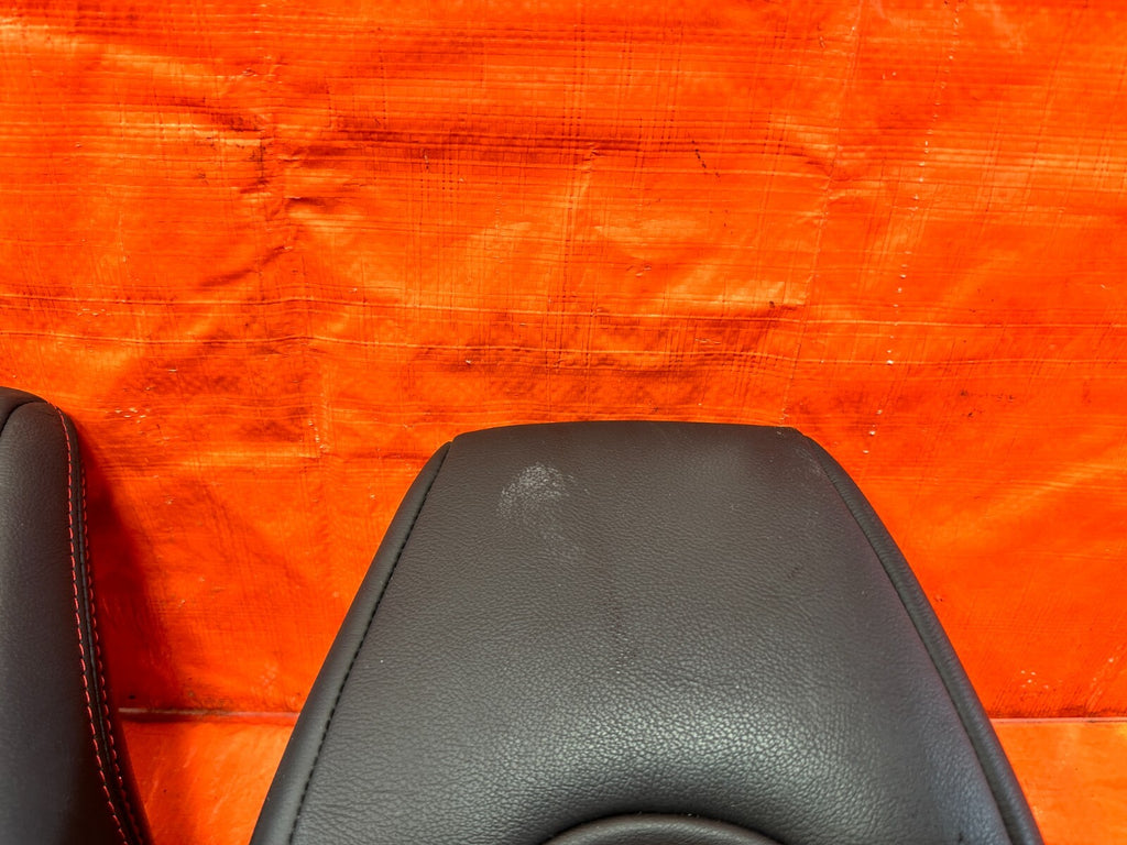 13 20 SUBARU BRZ   FRONT SEAT HEAD REST SET LEFT AND RIGHT  LEATHER   OEM #2924