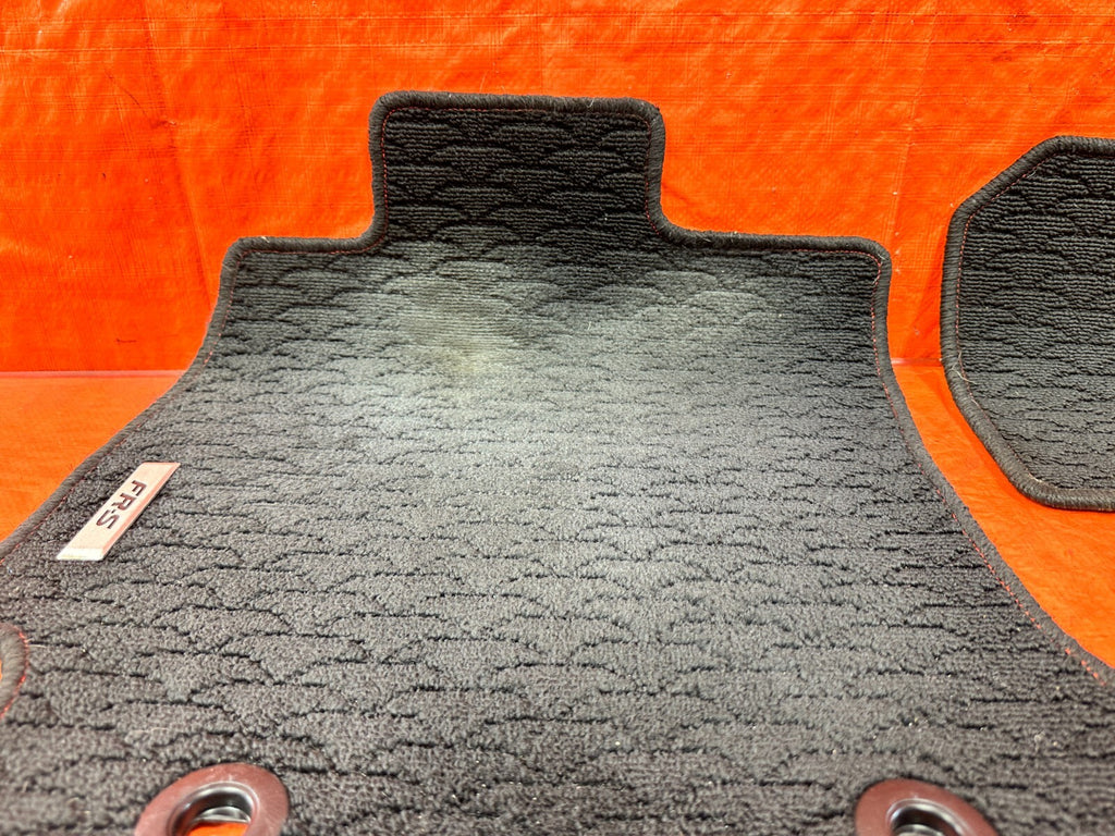13 16 SCION FRS   FLOOR MAT SET   BLACK COLOR   LEFT RIGHT FRONT REAR   OEM 2938