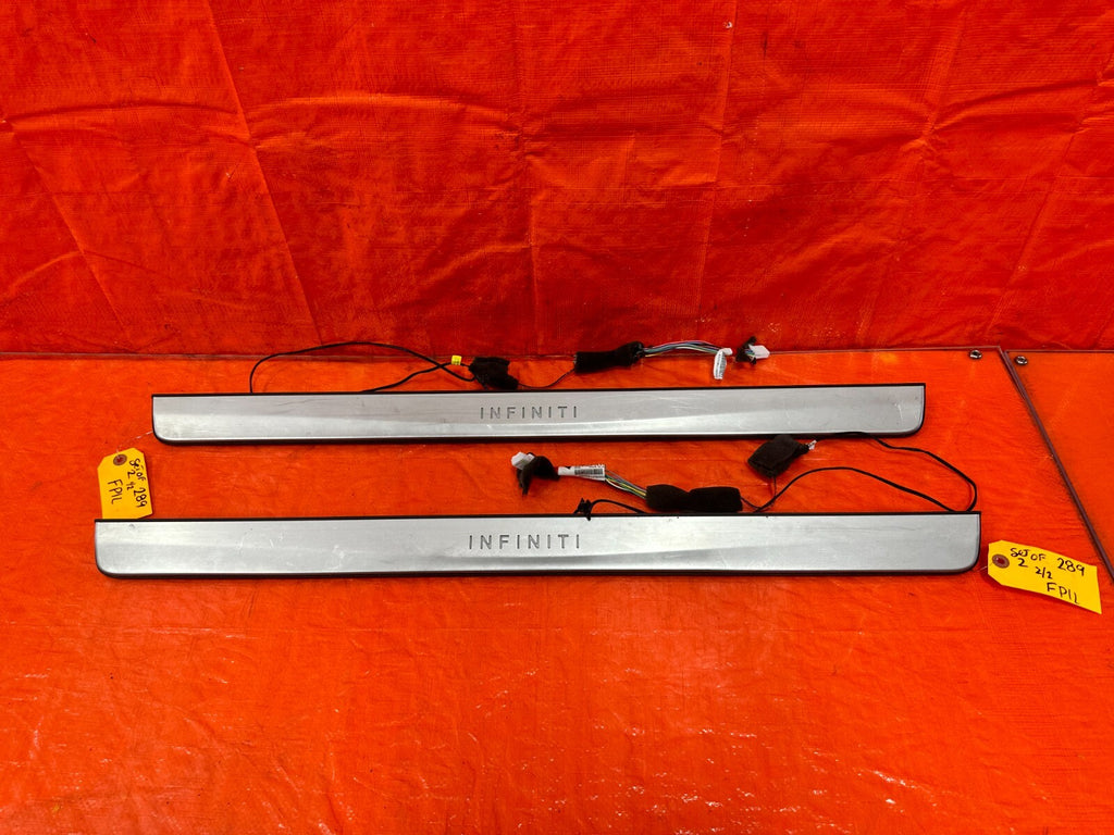 17 20 INFINITI Q60   ILLUMINATING FLOOR PILLARS   LEFT AND RIGHT   OEM #2890