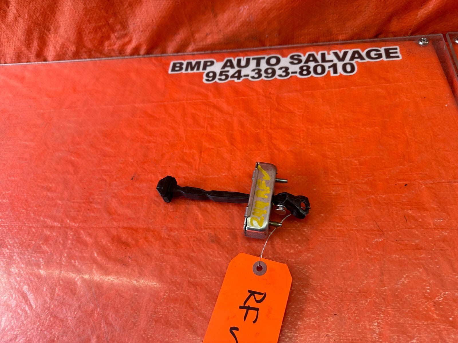 07 12 LEXUS ES350   PASSENGER RIGHT DOOR CHECKER HINGE ARM STOPPER   OEM #2446