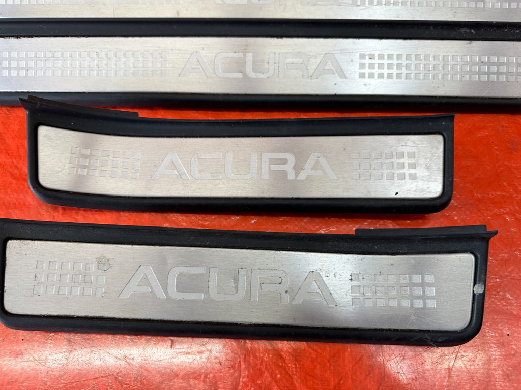 04 08 ACURA TL   LEFT AND RIGHT FLOOR PILLARS SCUFF PLATE SET   OEM #2343