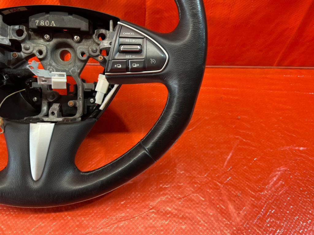 2017 17 INFINITI Q50 RED SPORT 400 RWD   STEERING WHEEL   NON HEATED   OEM #1132