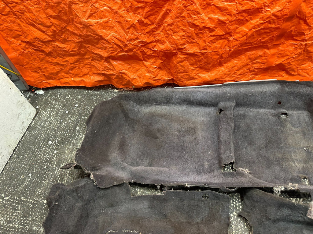 97 01 HONDA PRELUDE   INTERIOR FLOOR CARPET RUG MAT   BLACK IN COLOR OEM #2598