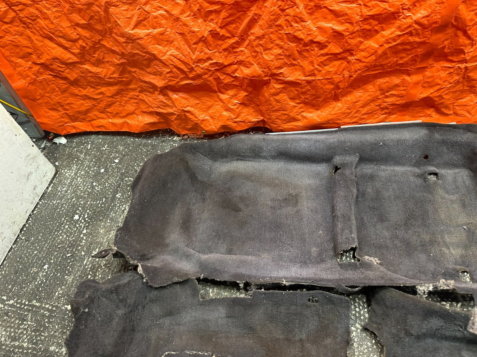 97 01 HONDA PRELUDE   INTERIOR FLOOR CARPET RUG MAT   BLACK IN COLOR OEM #2598