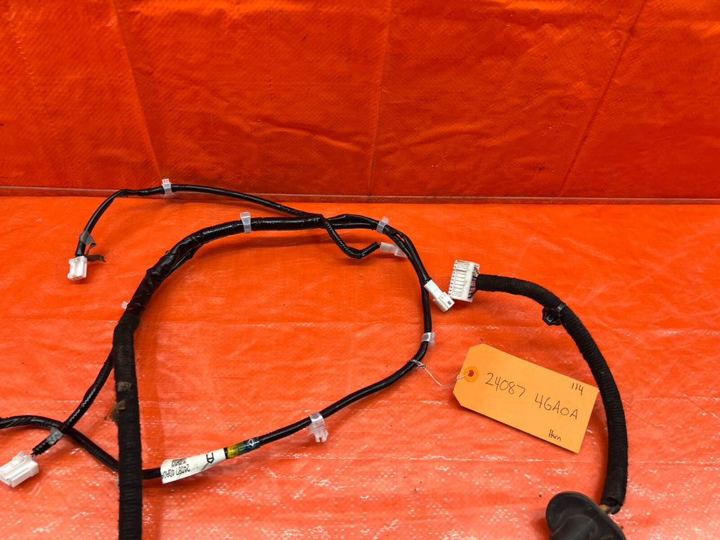14 20 INFINITI Q50   REAR TRUNK WIRING HARNESS WIRE LOOM   24087 4GA0A   OEM 1144