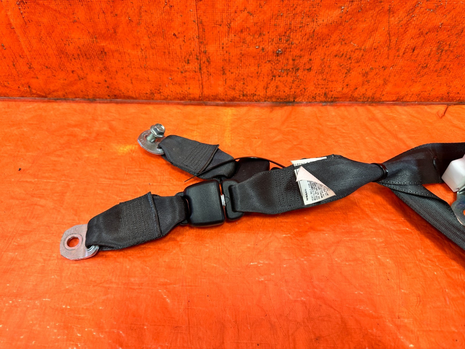 09 15 INFINITI G37 Q60 CONVERTIBLE REAR LEFT RIGHT SEAT BELTS RETRACTORS #3294