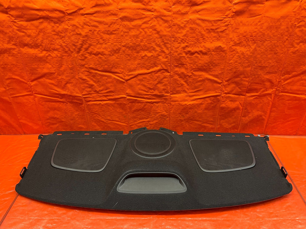 09 14 ACURA TSX   REAR UPPER TRUNK TRIM / SPEAKER COVER   BLACK COLOR   OEM #1680