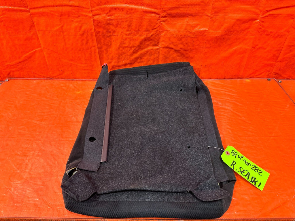 07 08 HONDA CIVIC SI SEDAN   RIGHT REAR UPPER SEAT SKIN COVER FABRIC CLOTH   2821