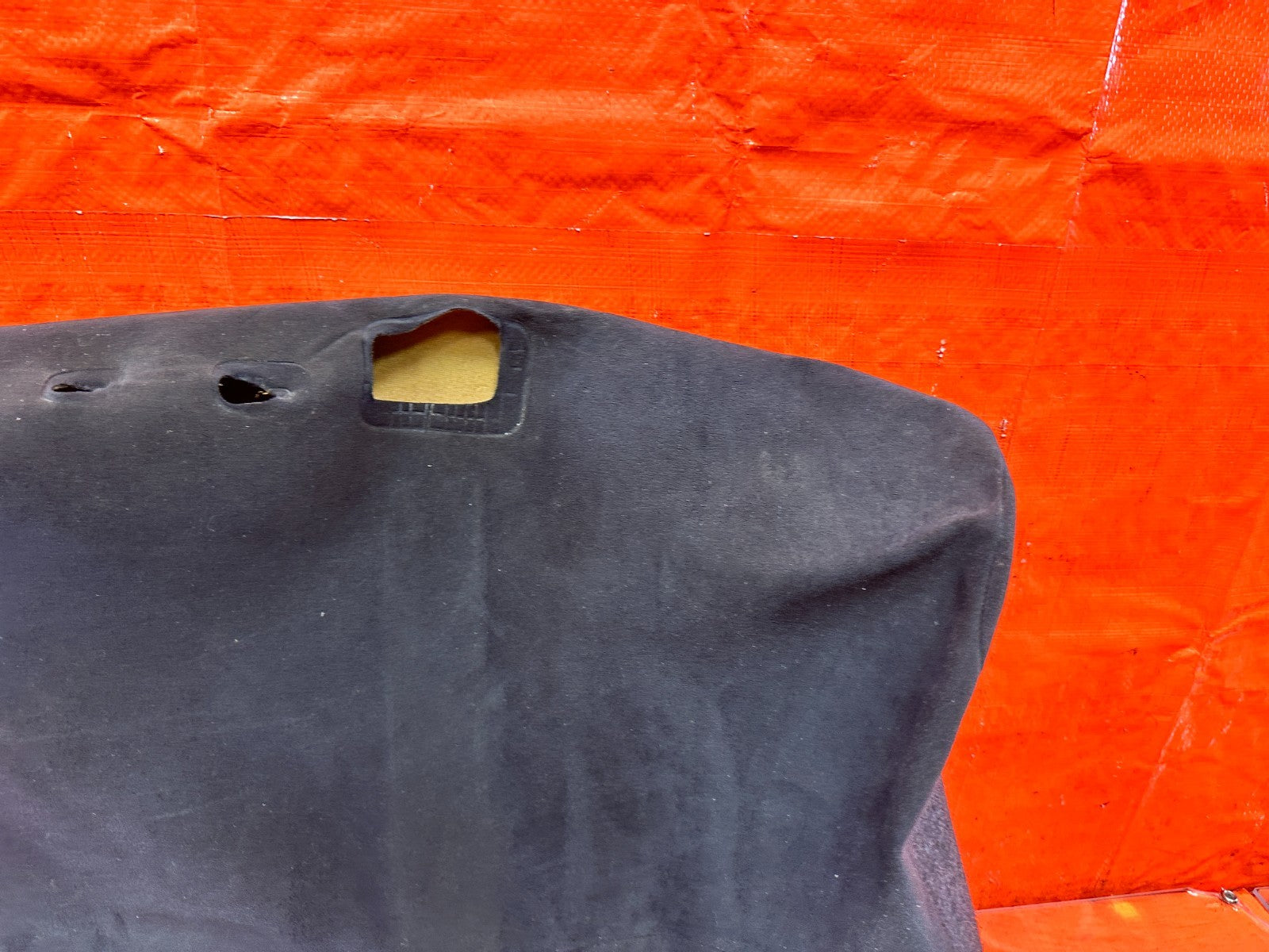 02 05 HONDA CIVIC SI EP3 PASSENGER RIGHT REAR UPPER SEAT SKIN WRAP COVER OEM 3082